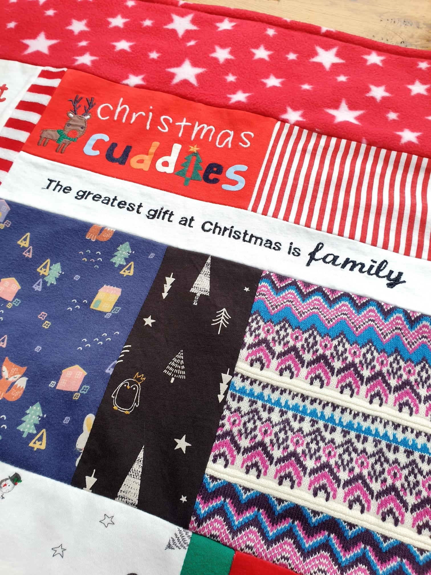 Keepsake Christmas Blanket by Crescent Creations