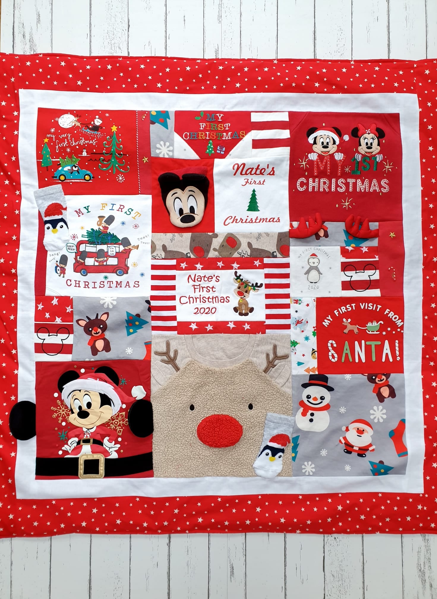 Keepsake Christmas Blanket by Crescent Creations