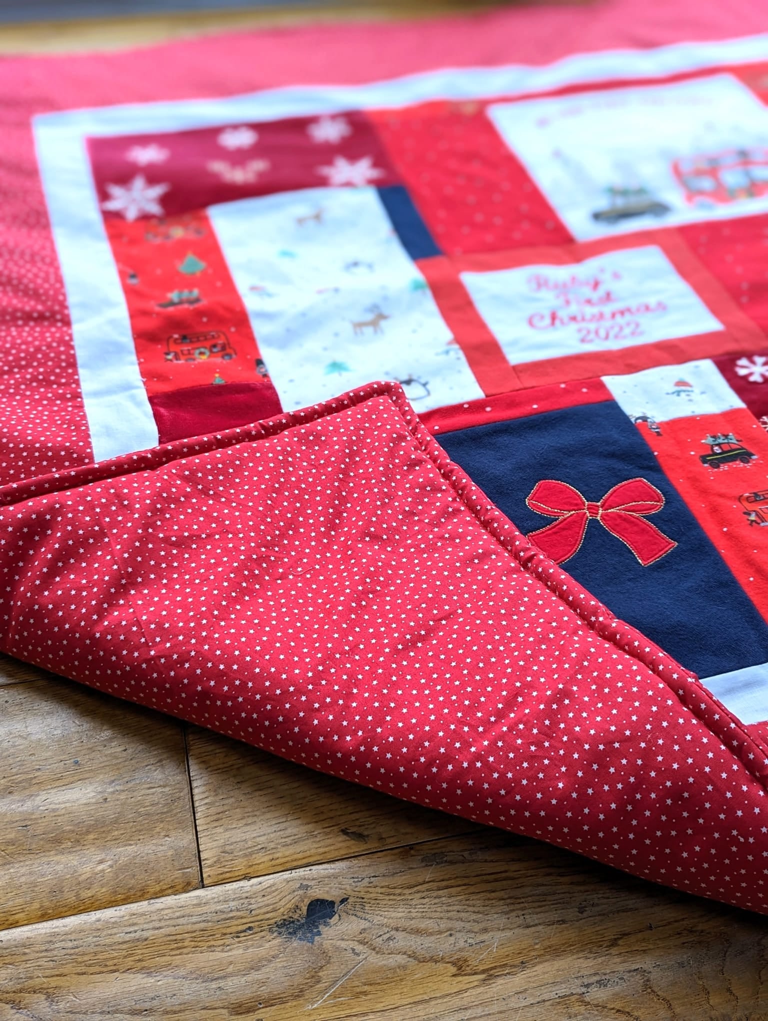 Keepsake Christmas Blanket by Crescent Creations