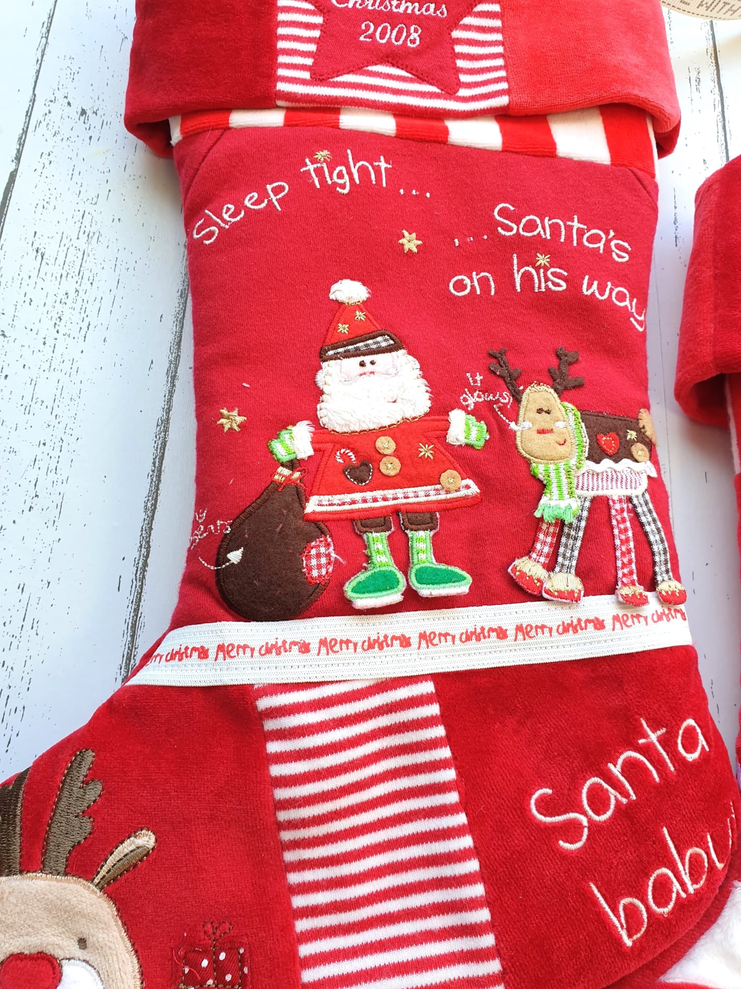Keepsake Christmas Stocking by Crescent Creations
